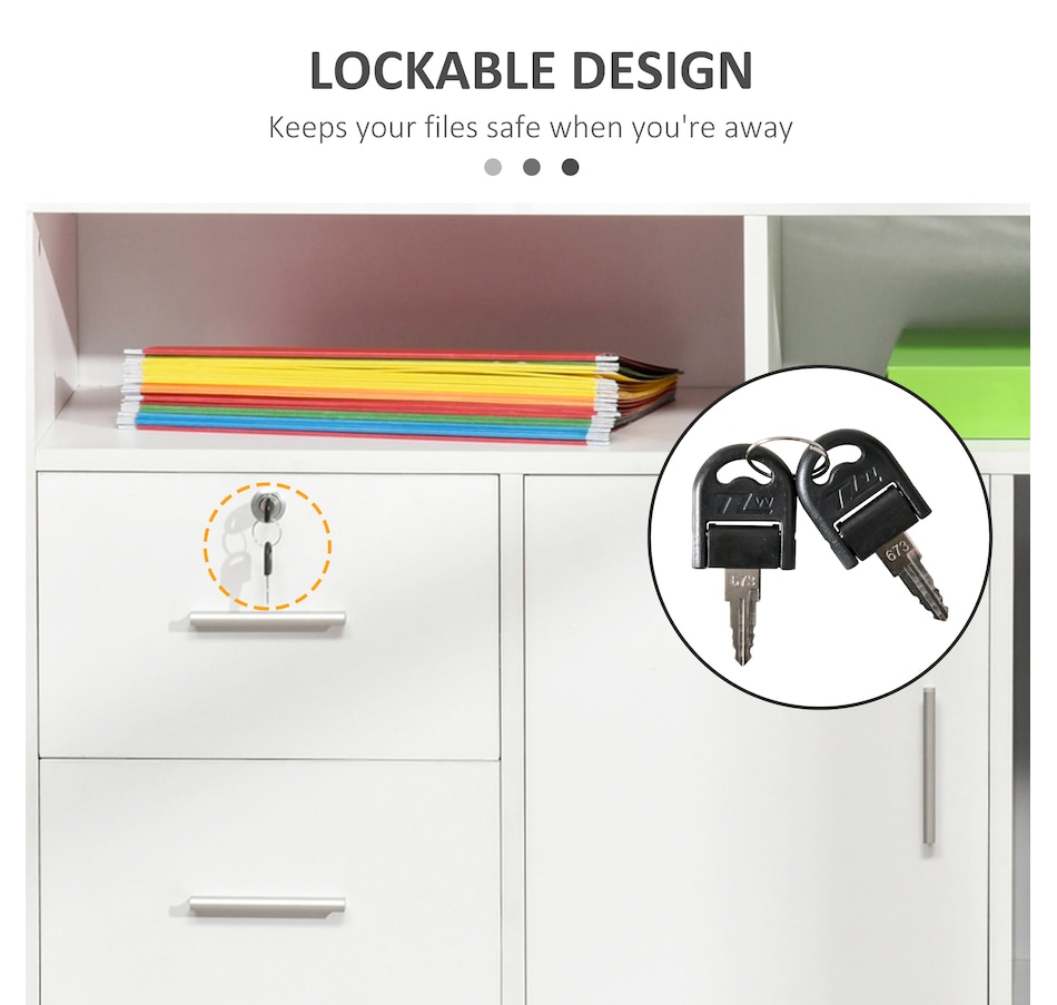 Image 997292_ALTMORE13.jpg, Product 997-292 / Price $134.99 - $149.99, HOMCOM File Cabinet With 2 Lockable Drawers from HOMCOM on TSC.ca's Home & Garden department