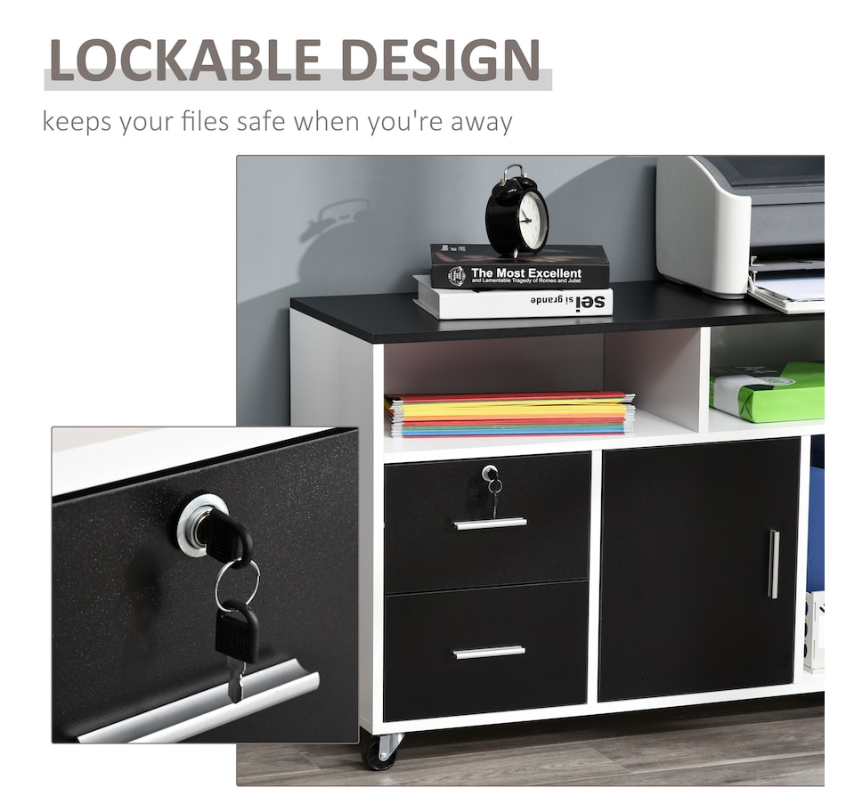 Image 997292_ALTMORE5.jpg, Product 997-292 / Price $134.99 - $149.99, HOMCOM File Cabinet With 2 Lockable Drawers from HOMCOM on TSC.ca's Home & Garden department