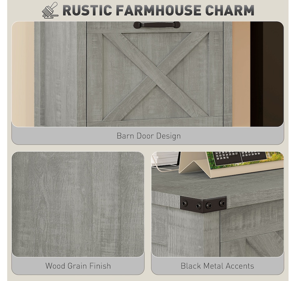 Image 997293_ALTMORE11.jpg, Product 997-293 / Price $109.99 - $112.99, HOMCOM 3 Drawer File Cabinet Filing Cabinet for A4 Letter Size Grey Wash from HOMCOM on TSC.ca's Home & Garden department