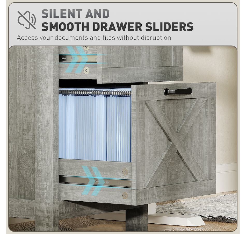 Image 997293_ALTMORE14.jpg, Product 997-293 / Price $109.99 - $112.99, HOMCOM 3 Drawer File Cabinet Filing Cabinet for A4 Letter Size Grey Wash from HOMCOM on TSC.ca's Home & Garden department