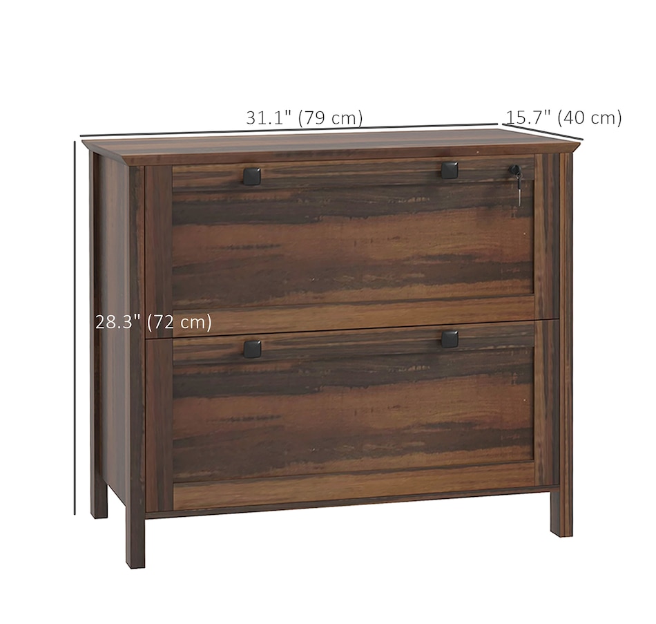Image 997294_ALTMORE10.jpg, Product 997-294 / Price $124.99 - $162.99, HOMCOM 2 Drawer Filing Cabinet with Lock, Keys and Hanging Bar from HOMCOM on TSC.ca's Home & Garden department