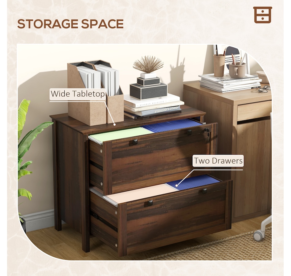 Image 997294_ALTMORE11.jpg, Product 997-294 / Price $124.99 - $162.99, HOMCOM 2 Drawer Filing Cabinet with Lock, Keys and Hanging Bar from HOMCOM on TSC.ca's Home & Garden department