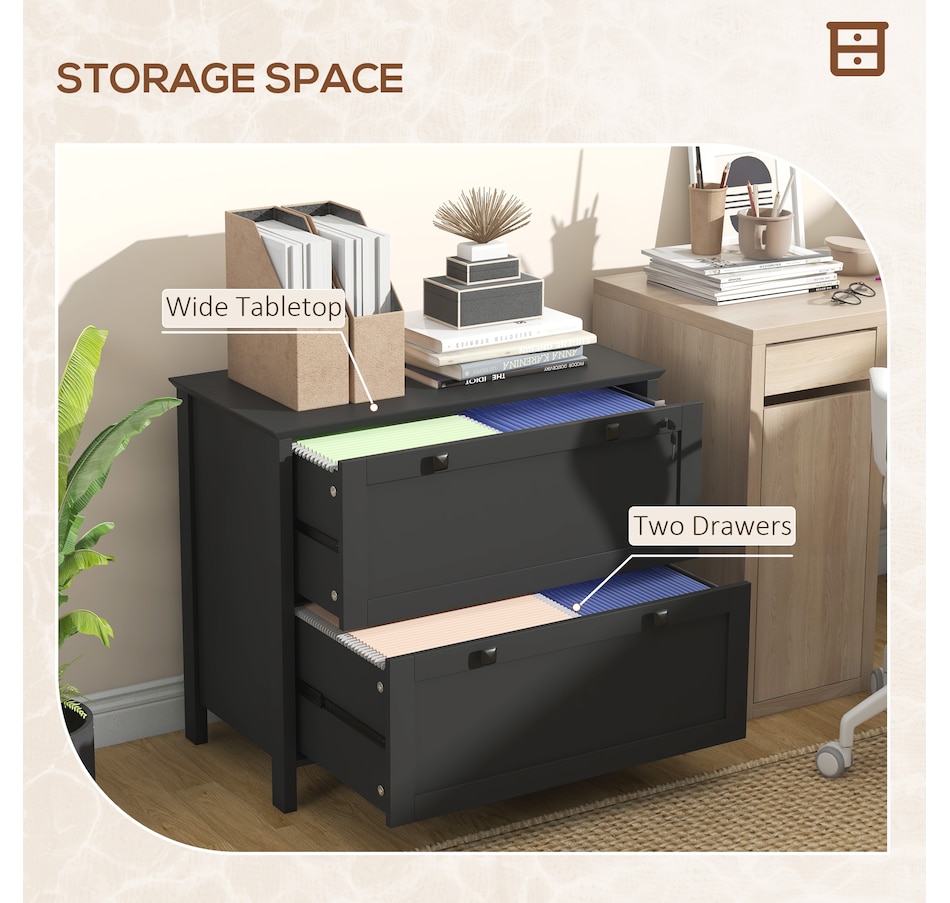 Image 997294_ALTMORE19.jpg, Product 997-294 / Price $124.99 - $162.99, HOMCOM 2 Drawer Filing Cabinet with Lock, Keys and Hanging Bar from HOMCOM on TSC.ca's Home & Garden department