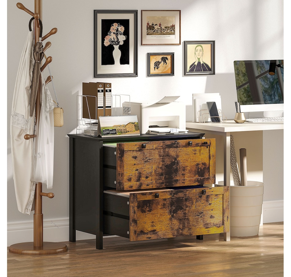 Image 997294_ALTMORE25.jpg, Product 997-294 / Price $124.99 - $162.99, HOMCOM 2 Drawer Filing Cabinet with Lock, Keys and Hanging Bar from HOMCOM on TSC.ca's Home & Garden department