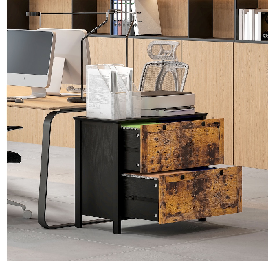 Image 997294_ALTMORE31.jpg, Product 997-294 / Price $124.99 - $162.99, HOMCOM 2 Drawer Filing Cabinet with Lock, Keys and Hanging Bar from HOMCOM on TSC.ca's Home & Garden department