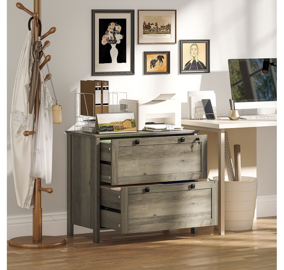 Image 997294_ALTMORE33.jpg, Product 997-294 / Price $124.99 - $162.99, HOMCOM 2 Drawer Filing Cabinet with Lock, Keys and Hanging Bar from HOMCOM on TSC.ca's Home & Garden department