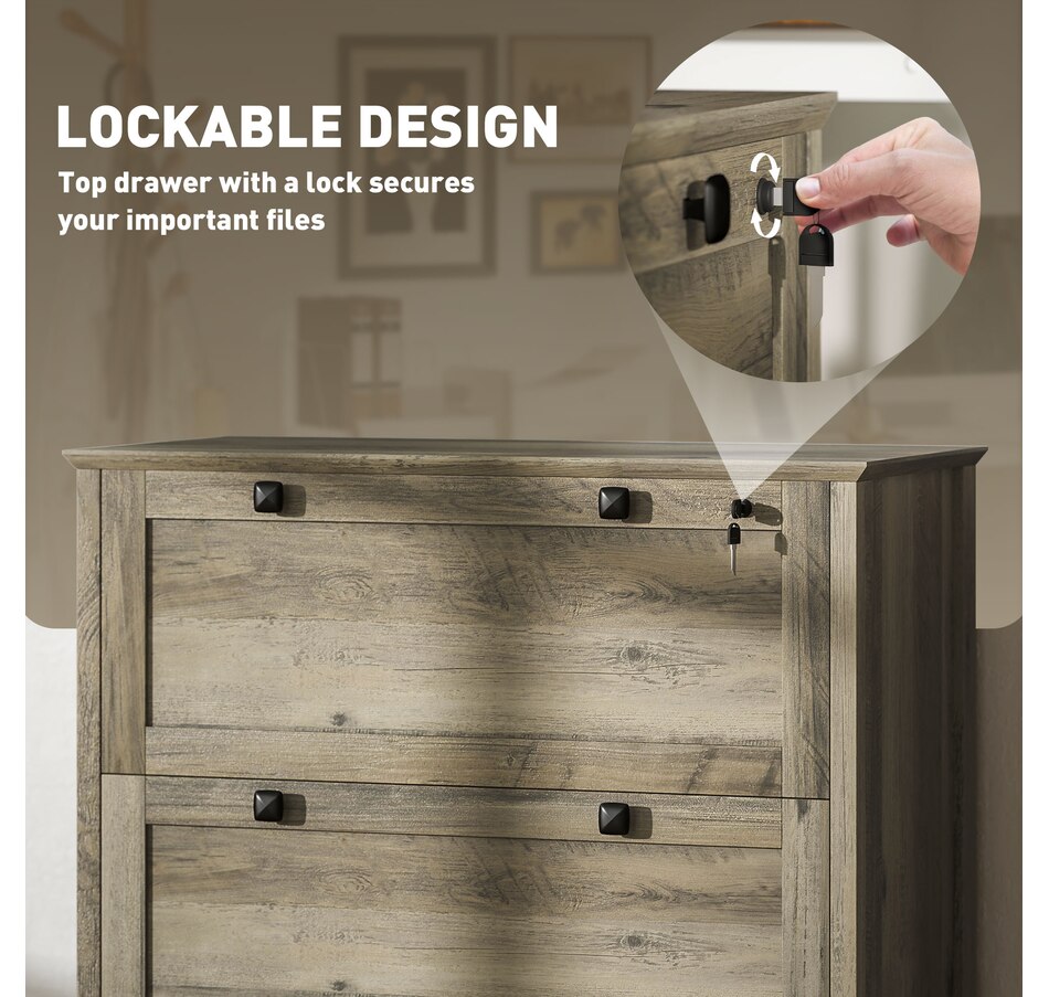 Image 997294_ALTMORE37.jpg, Product 997-294 / Price $124.99 - $162.99, HOMCOM 2 Drawer Filing Cabinet with Lock, Keys and Hanging Bar from HOMCOM on TSC.ca's Home & Garden department