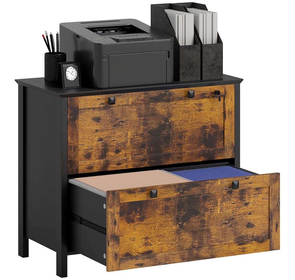 Image 997294_ST04.jpg, Product 997-294 / Price $124.99 - $162.99, HOMCOM 2 Drawer Filing Cabinet with Lock, Keys and Hanging Bar from HOMCOM on TSC.ca's Home & Garden department