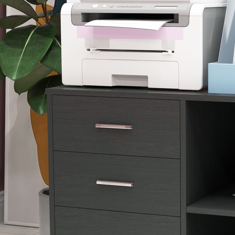 Image 997297_ALTMORE7.jpg, Product 997-297 / Price $109.99 - $114.99, HOMCOM Mobile Printer Stand With 3 Drawers Shelves 2 Shelves from HOMCOM on TSC.ca's Home & Garden department