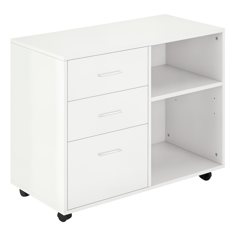 Image 997297_ST02.jpg, Product 997-297 / Price $109.99 - $114.99, HOMCOM Mobile Printer Stand With 3 Drawers Shelves 2 Shelves from HOMCOM on TSC.ca's Home & Garden department