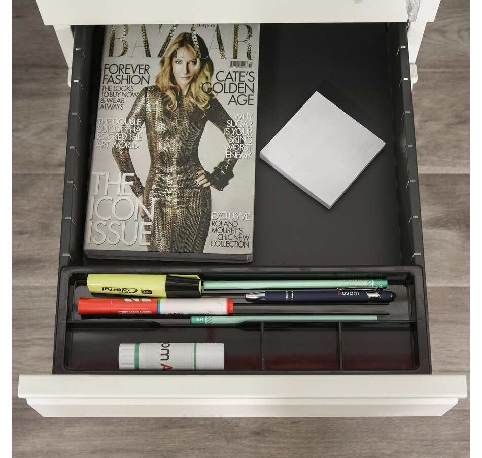 Image 997298_ALTMORE15.jpg, Product 997-298 / Price $189.99 - $194.99, Vinsetto 3 Drawer Filing Cabinet Steel File Cabinet with Lock and Wheels from Vinsetto on TSC.ca's Home & Garden department
