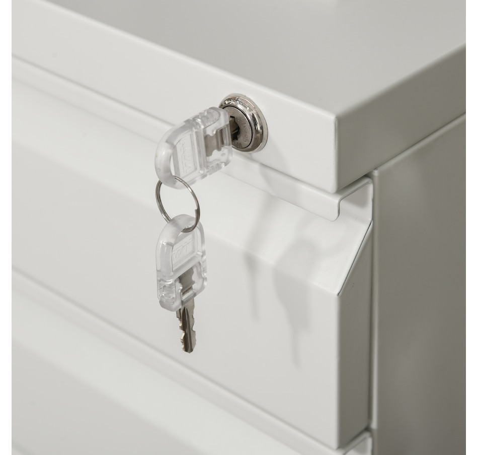 Image 997298_ALTMORE16.jpg, Product 997-298 / Price $189.99 - $194.99, Vinsetto 3 Drawer Filing Cabinet Steel File Cabinet with Lock and Wheels from Vinsetto on TSC.ca's Home & Garden department