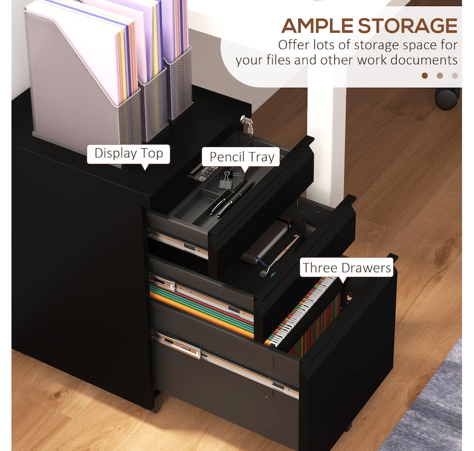 Image 997304_ALTMORE3.jpg, Product 997-304 / Price $169.99, Vinsetto Steel File Cabinet with Lock Hanging Bar for Letter A4 Legal Size from Vinsetto on TSC.ca's Home & Garden department