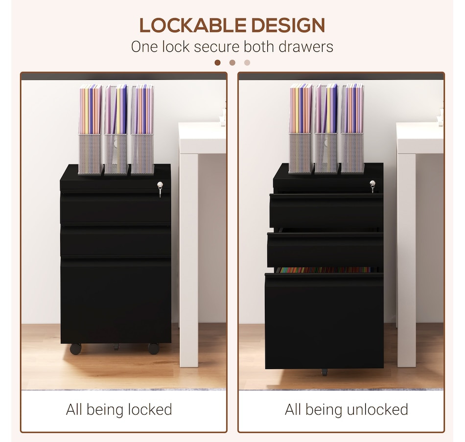 Image 997304_ALTMORE5.jpg, Product 997-304 / Price $169.99, Vinsetto Steel File Cabinet with Lock Hanging Bar for Letter A4 Legal Size from Vinsetto on TSC.ca's Home & Garden department