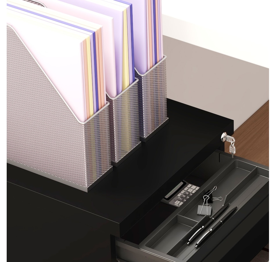 Image 997304_ALTMORE8.jpg, Product 997-304 / Price $169.99, Vinsetto Steel File Cabinet with Lock Hanging Bar for Letter A4 Legal Size from Vinsetto on TSC.ca's Home & Garden department