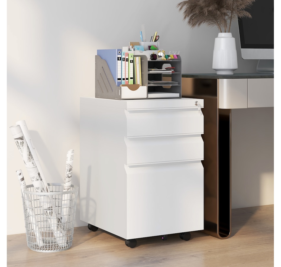 Image 997304_ALTMORE9.jpg, Product 997-304 / Price $169.99, Vinsetto Steel File Cabinet with Lock Hanging Bar for Letter A4 Legal Size from Vinsetto on TSC.ca's Home & Garden department