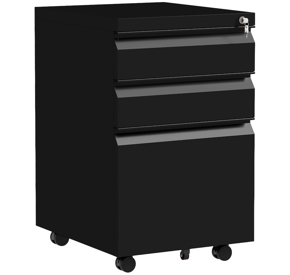 Image 997304_ST01.jpg, Product 997-304 / Price $169.99, Vinsetto Steel File Cabinet with Lock Hanging Bar for Letter A4 Legal Size from Vinsetto on TSC.ca's Home & Garden department