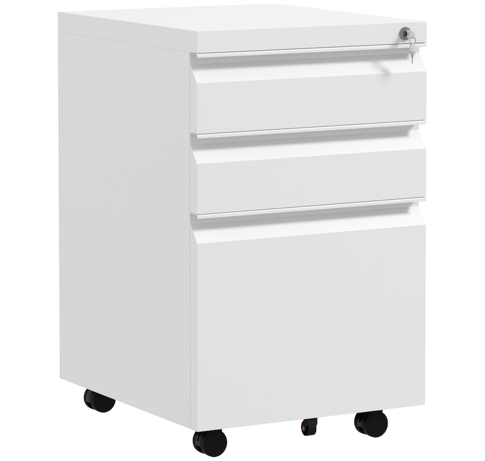 Image 997304_ST02.jpg, Product 997-304 / Price $169.99, Vinsetto Steel File Cabinet with Lock Hanging Bar for Letter A4 Legal Size from Vinsetto on TSC.ca's Home & Garden department