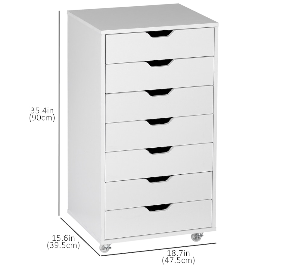 Image 997306_ALTMORE10.jpg, Product 997-306 / Price $154.99 - $169.99, Vinsetto Mobile Filing Cabinet with Drawers File Cabinet with Wheels Black from Vinsetto on TSC.ca's Home & Garden department