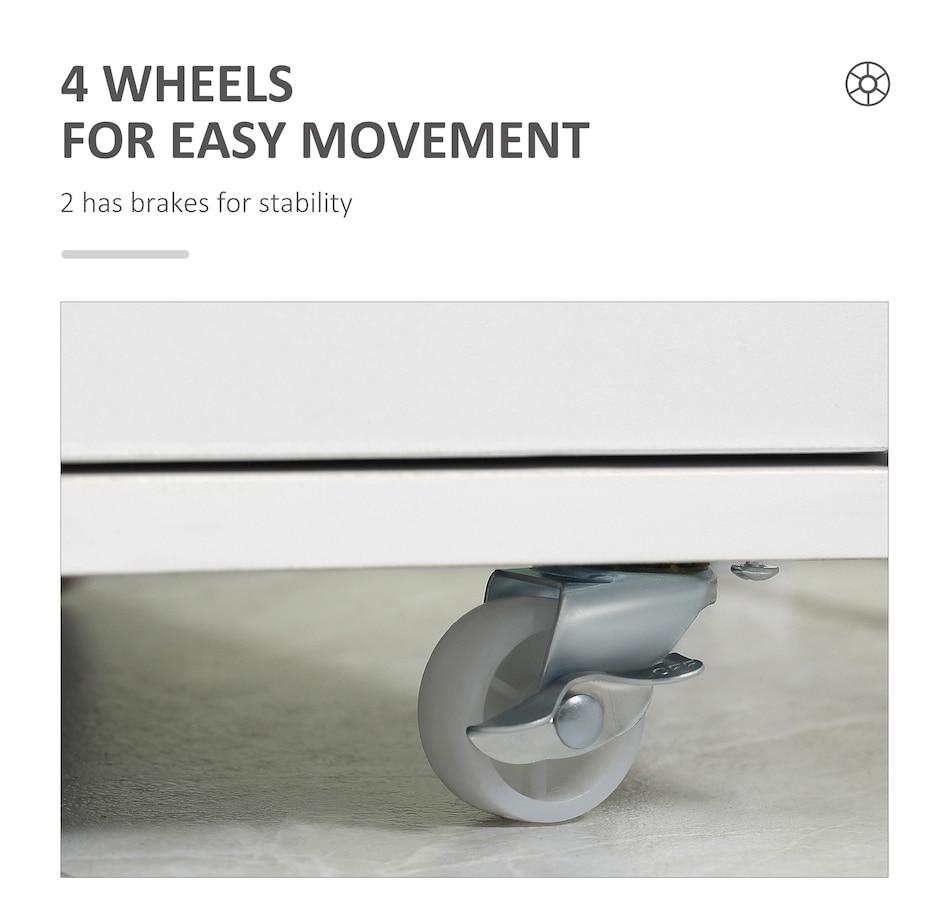 Image 997306_ALTMORE13.jpg, Product 997-306 / Price $154.99 - $169.99, Vinsetto Mobile Filing Cabinet with Drawers File Cabinet with Wheels Black from Vinsetto on TSC.ca's Home & Garden department