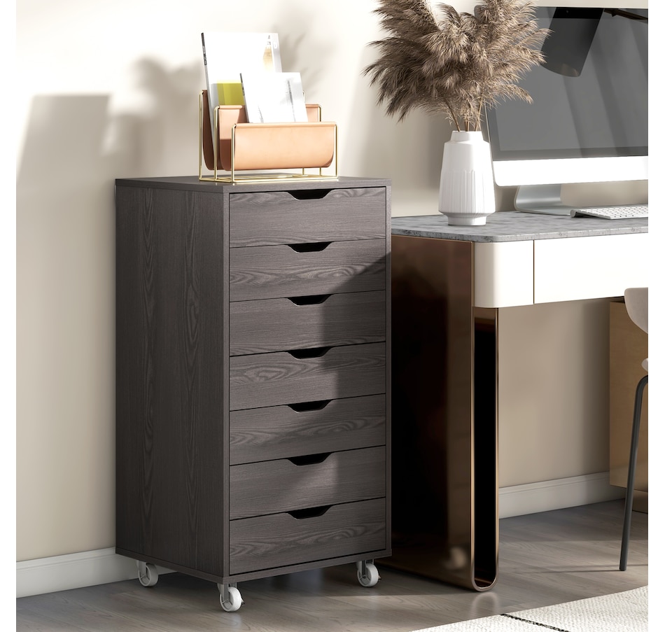 Image 997306_ALTMORE25.jpg, Product 997-306 / Price $154.99 - $169.99, Vinsetto Mobile Filing Cabinet with Drawers File Cabinet with Wheels Black from Vinsetto on TSC.ca's Home & Garden department