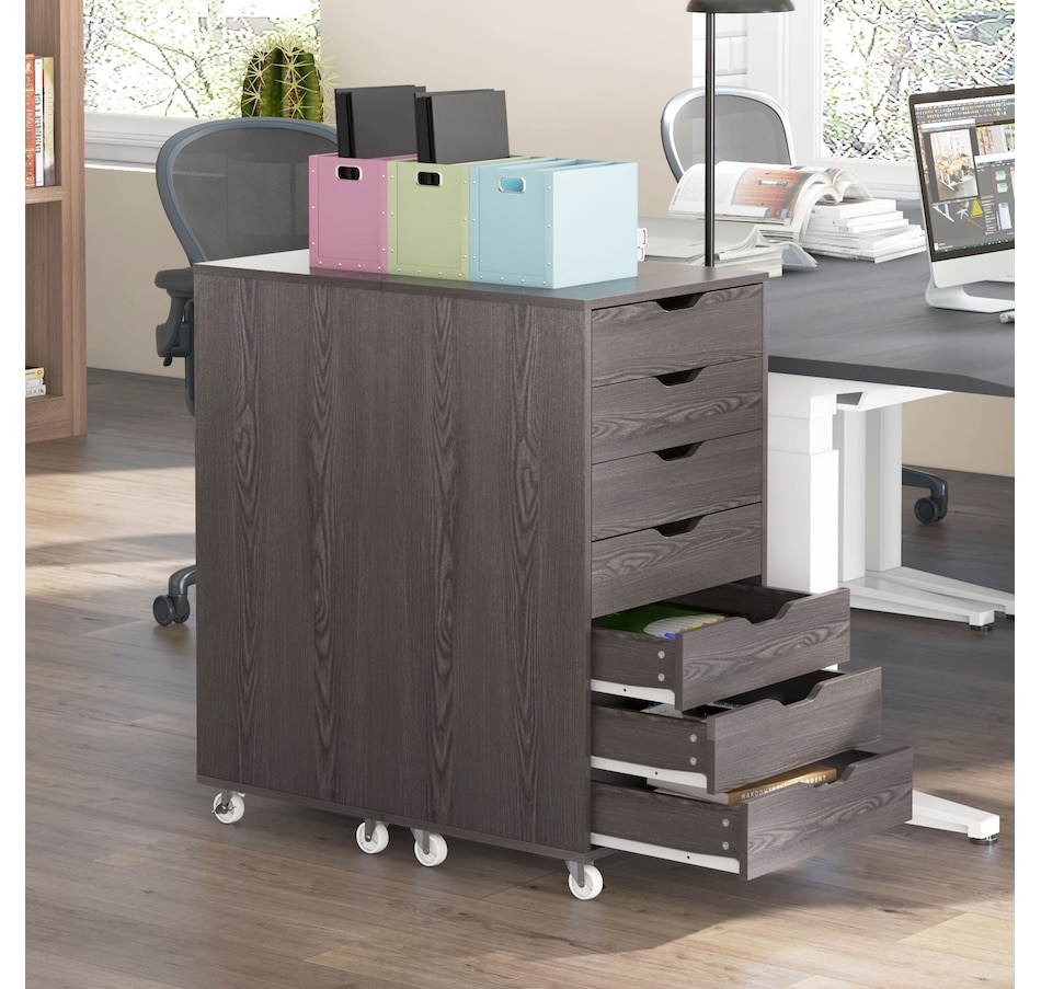 Image 997306_ALTMORE31.jpg, Product 997-306 / Price $154.99 - $169.99, Vinsetto Mobile Filing Cabinet with Drawers File Cabinet with Wheels Black from Vinsetto on TSC.ca's Home & Garden department