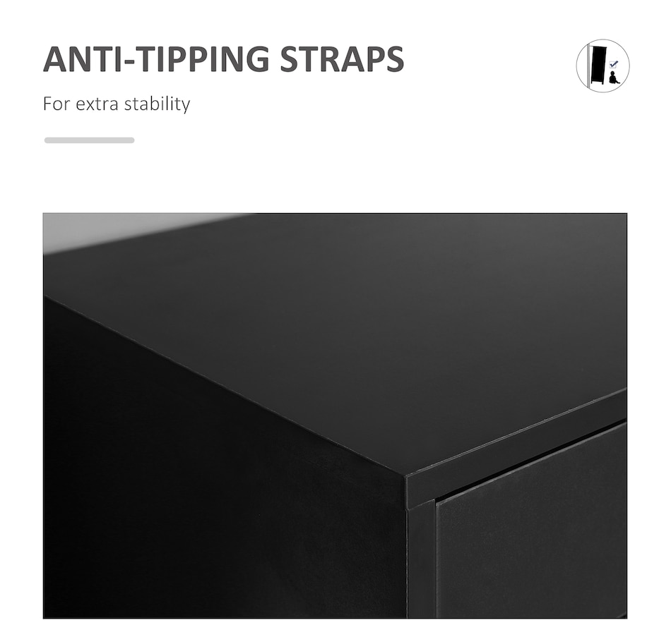 Image 997306_ALTMORE6.jpg, Product 997-306 / Price $154.99 - $169.99, Vinsetto Mobile Filing Cabinet with Drawers File Cabinet with Wheels Black from Vinsetto on TSC.ca's Home & Garden department