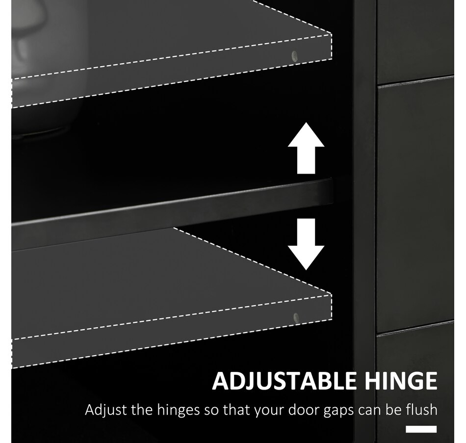 Image 997308_ALTMORE7.jpg, Product 997-308 / Price $179.99, HOMCOM Modern Mobile 5-Drawer Chest with Door, Office Storage Cabinet Black from HOMCOM on TSC.ca's Home & Garden department