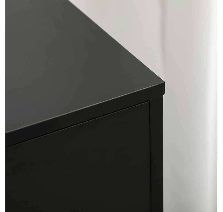 Image 997308_ALTMORE8.jpg, Product 997-308 / Price $179.99, HOMCOM Modern Mobile 5-Drawer Chest with Door, Office Storage Cabinet Black from HOMCOM on TSC.ca's Home & Garden department