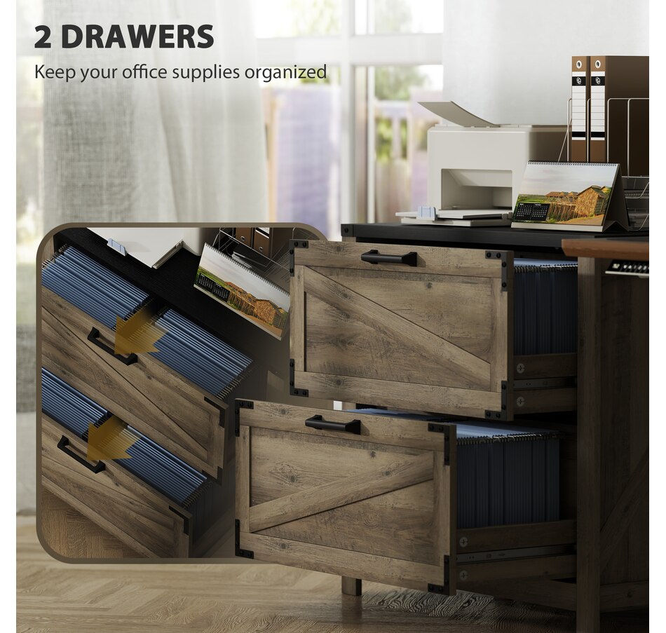 Image 997310_ALTMORE12.jpg, Product 997-310 / Price $119.99 - $124.99, HOMCOM 2 Drawer File Cabinet Lateral Filing Cabinet for Home Office from HOMCOM on TSC.ca's Home & Garden department