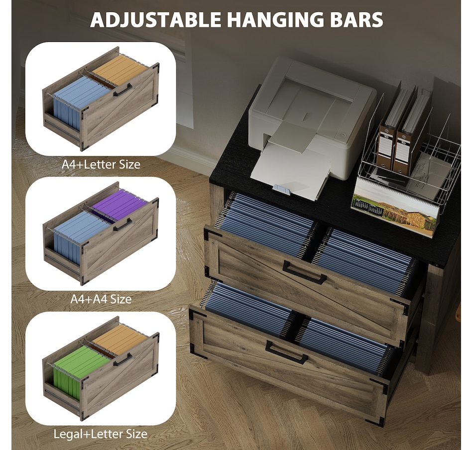 Image 997310_ALTMORE13.jpg, Product 997-310 / Price $119.99 - $124.99, HOMCOM 2 Drawer File Cabinet Lateral Filing Cabinet for Home Office from HOMCOM on TSC.ca's Home & Garden department