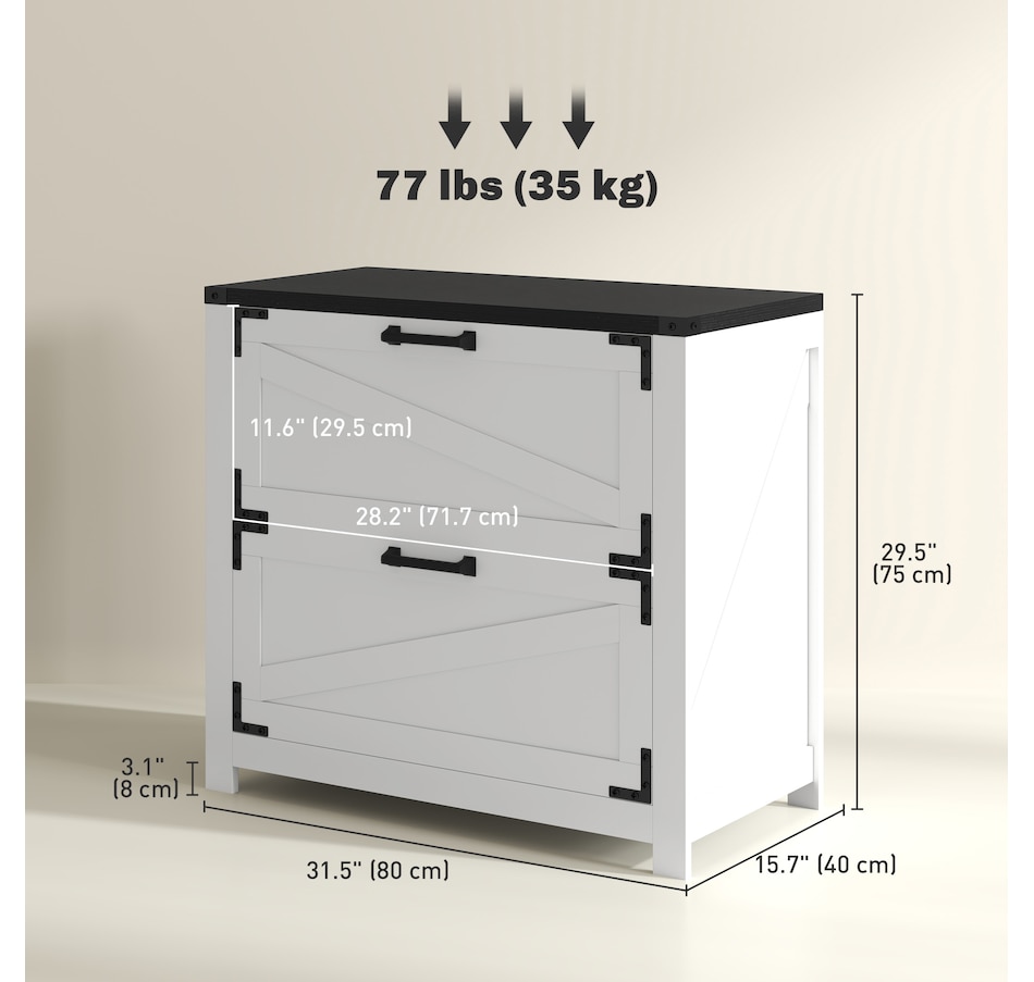 Image 997310_ALTMORE2.jpg, Product 997-310 / Price $119.99 - $124.99, HOMCOM 2 Drawer File Cabinet Lateral Filing Cabinet for Home Office from HOMCOM on TSC.ca's Home & Garden department