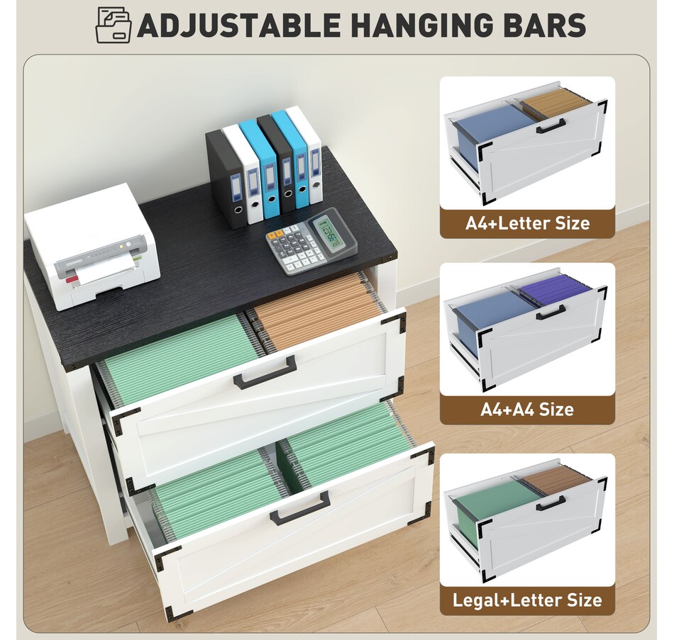 Image 997310_ALTMORE5.jpg, Product 997-310 / Price $119.99 - $124.99, HOMCOM 2 Drawer File Cabinet Lateral Filing Cabinet for Home Office from HOMCOM on TSC.ca's Home & Garden department