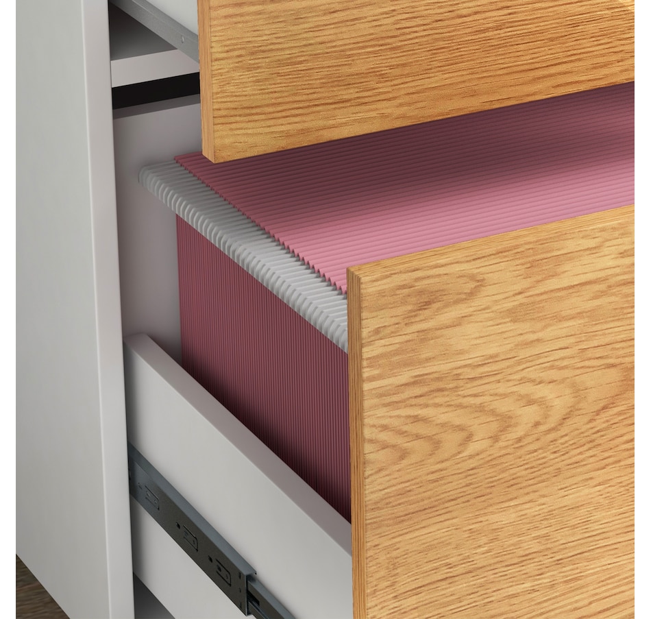 Image 997314_ALTMORE8.jpg, Product 997-314 / Price $109.99, HOMCOM 2 Drawer File Cabinet with Lock Wheels Hanging Bars Nature Wood from HOMCOM on TSC.ca's Home & Garden department