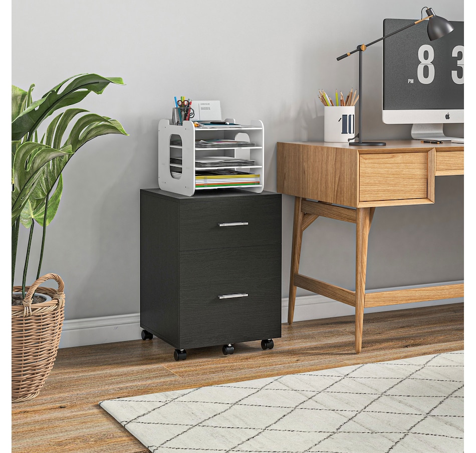 Image 997315_ALTMORE17.jpg, Product 997-315 / Price $79.99 - $94.99, Vinsetto Mobile File Cabinet, 2-Drawer Filing Cabinet with Wheels from Vinsetto on TSC.ca's Home & Garden department