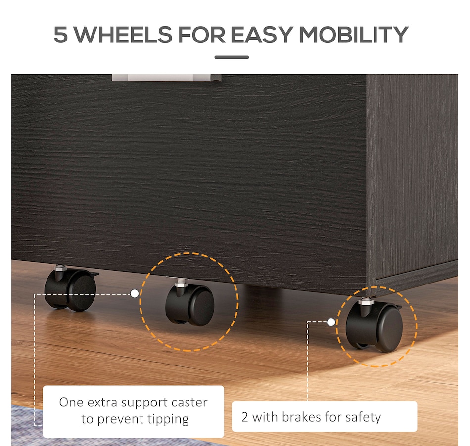 Image 997315_ALTMORE19.jpg, Product 997-315 / Price $79.99 - $94.99, Vinsetto Mobile File Cabinet, 2-Drawer Filing Cabinet with Wheels from Vinsetto on TSC.ca's Home & Garden department