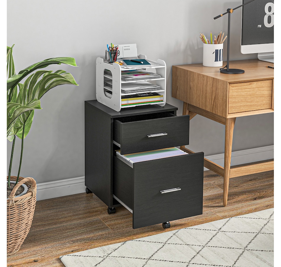 Image 997315_ALTMORE23.jpg, Product 997-315 / Price $79.99 - $94.99, Vinsetto Mobile File Cabinet, 2-Drawer Filing Cabinet with Wheels from Vinsetto on TSC.ca's Home & Garden department