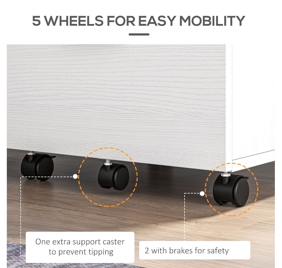Image 997315_ALTMORE3.jpg, Product 997-315 / Price $79.99 - $94.99, Vinsetto Mobile File Cabinet, 2-Drawer Filing Cabinet with Wheels from Vinsetto on TSC.ca's Home & Garden department