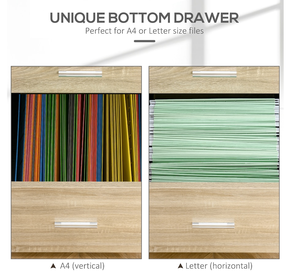 Image 997315_ALTMORE36.jpg, Product 997-315 / Price $79.99 - $94.99, Vinsetto Mobile File Cabinet, 2-Drawer Filing Cabinet with Wheels from Vinsetto on TSC.ca's Home & Garden department