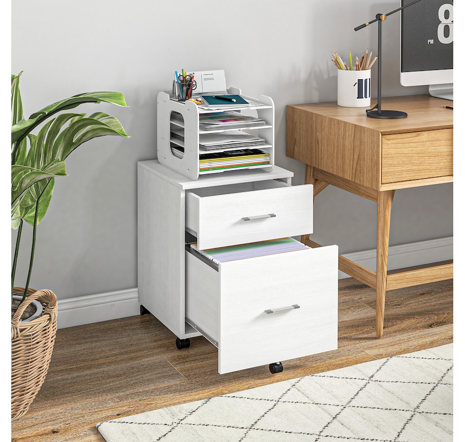 Image 997315_ALTMORE7.jpg, Product 997-315 / Price $79.99 - $94.99, Vinsetto Mobile File Cabinet, 2-Drawer Filing Cabinet with Wheels from Vinsetto on TSC.ca's Home & Garden department