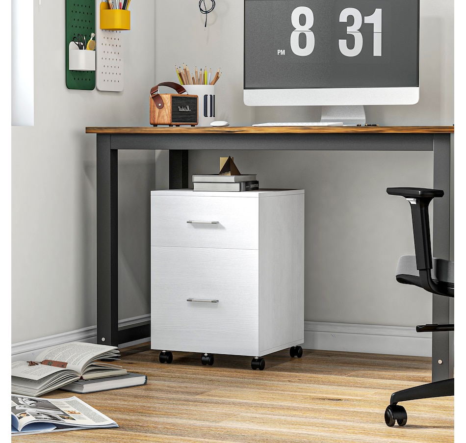 Image 997315_ALTMORE8.jpg, Product 997-315 / Price $79.99 - $94.99, Vinsetto Mobile File Cabinet, 2-Drawer Filing Cabinet with Wheels from Vinsetto on TSC.ca's Home & Garden department