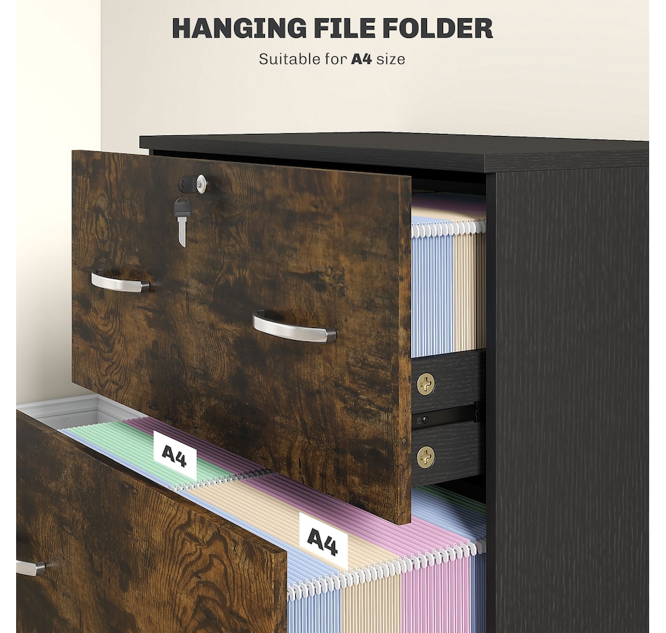 Image 997317_ALTMORE12.jpg, Product 997-317 / Price $144.99 - $164.99, Vinsetto Filing Cabinet with 2 Drawers File Cabinet with Lock from Vinsetto on TSC.ca's Home & Garden department