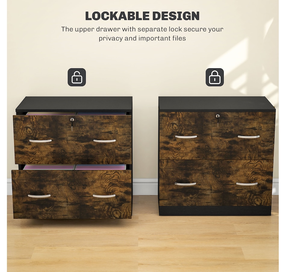 Image 997317_ALTMORE13.jpg, Product 997-317 / Price $144.99 - $164.99, Vinsetto Filing Cabinet with 2 Drawers File Cabinet with Lock from Vinsetto on TSC.ca's Home & Garden department