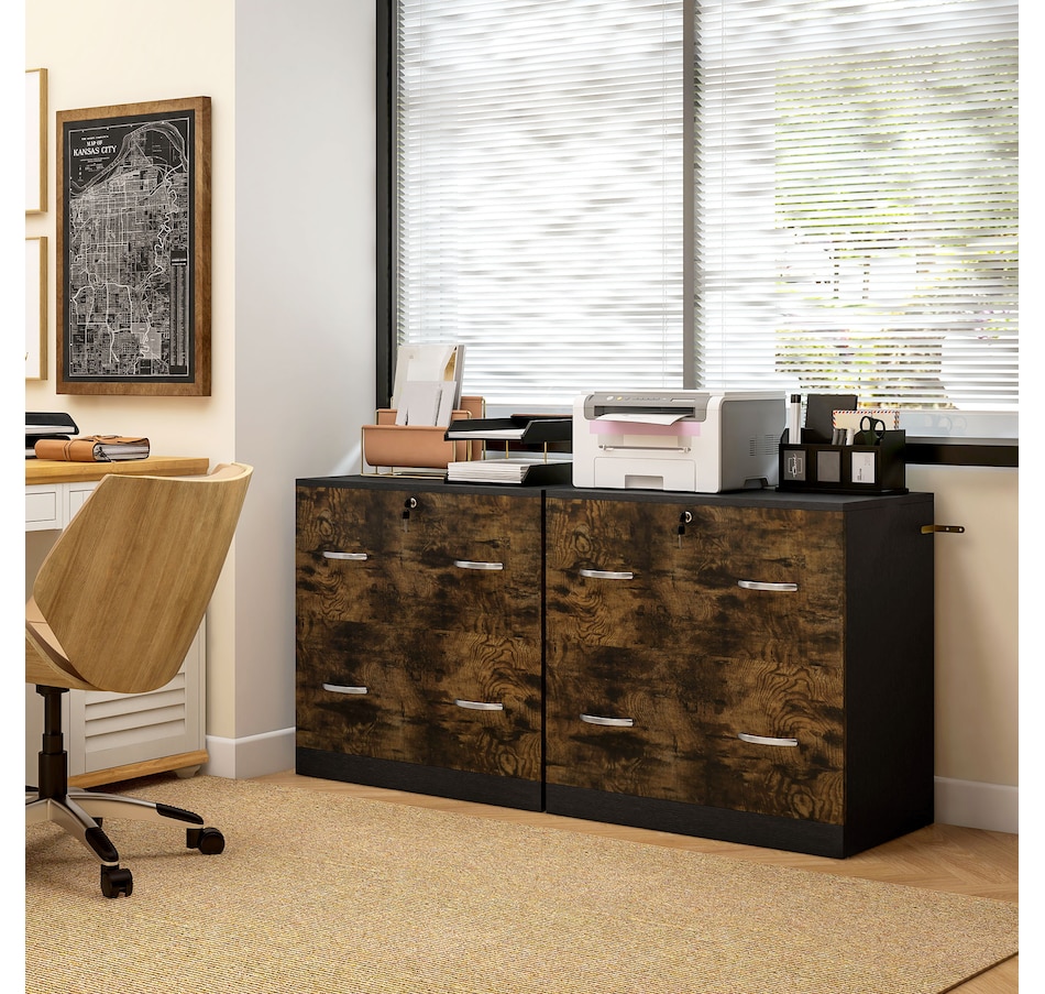 Image 997317_ALTMORE14.jpg, Product 997-317 / Price $144.99 - $164.99, Vinsetto Filing Cabinet with 2 Drawers File Cabinet with Lock from Vinsetto on TSC.ca's Home & Garden department