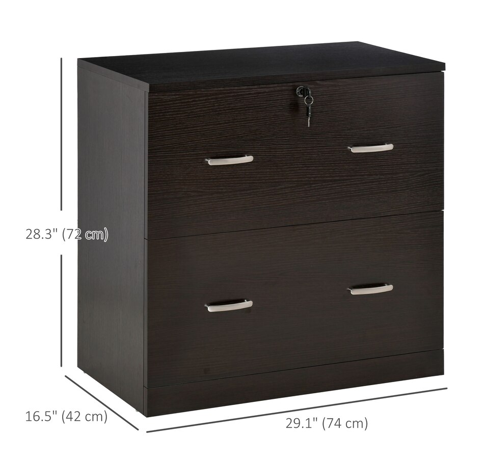 Image 997317_ALTMORE18.jpg, Product 997-317 / Price $144.99 - $164.99, Vinsetto Filing Cabinet with 2 Drawers File Cabinet with Lock from Vinsetto on TSC.ca's Home & Garden department