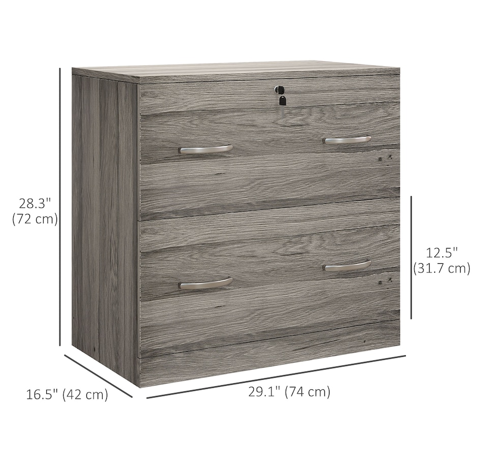 Image 997317_ALTMORE2.jpg, Product 997-317 / Price $144.99 - $164.99, Vinsetto Filing Cabinet with 2 Drawers File Cabinet with Lock from Vinsetto on TSC.ca's Home & Garden department