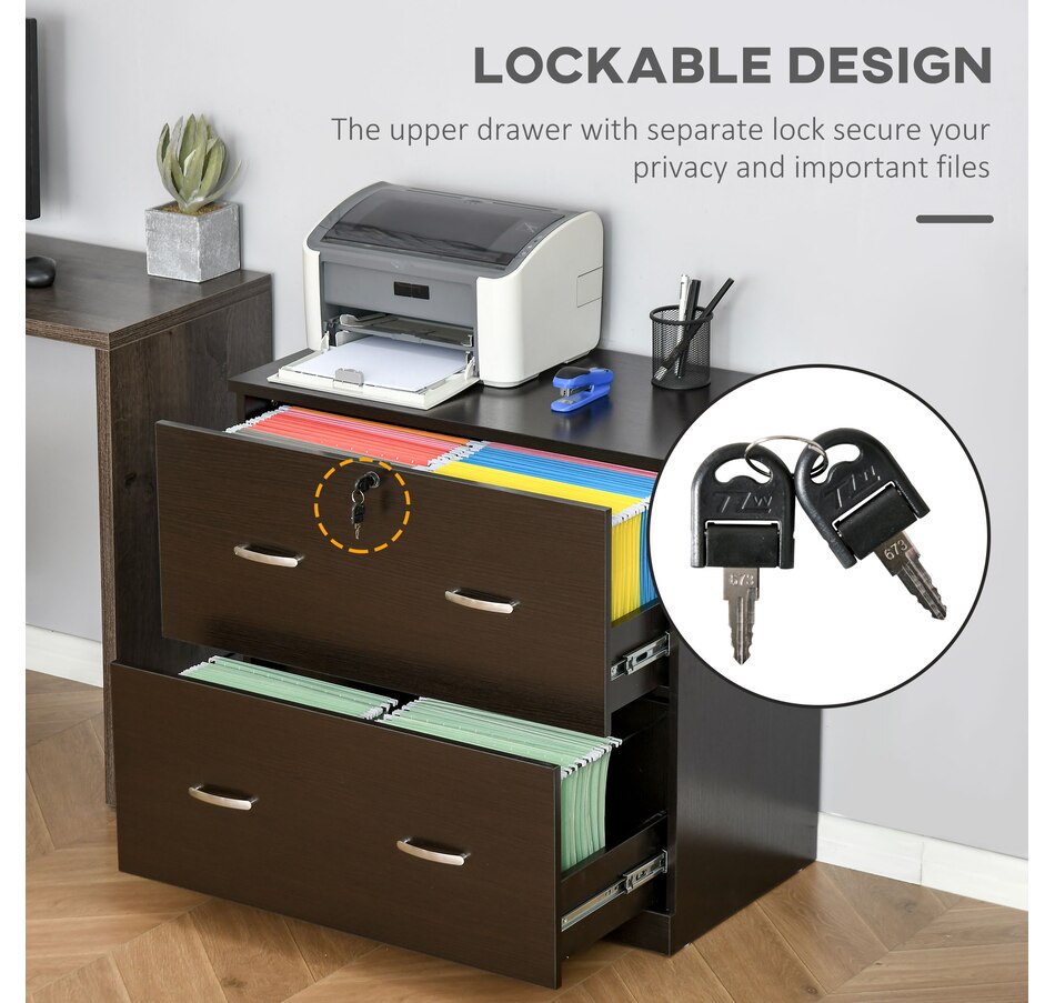 Image 997317_ALTMORE21.jpg, Product 997-317 / Price $144.99 - $164.99, Vinsetto Filing Cabinet with 2 Drawers File Cabinet with Lock from Vinsetto on TSC.ca's Home & Garden department