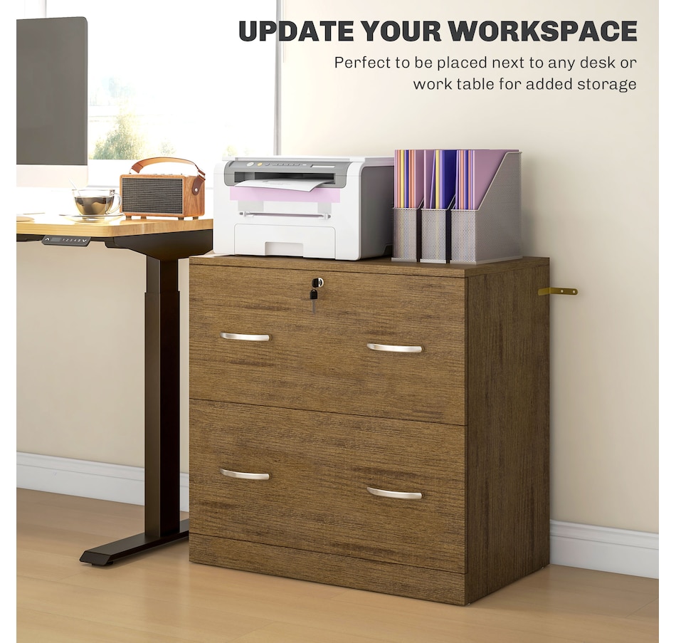 Image 997317_ALTMORE27.jpg, Product 997-317 / Price $144.99 - $164.99, Vinsetto Filing Cabinet with 2 Drawers File Cabinet with Lock from Vinsetto on TSC.ca's Home & Garden department