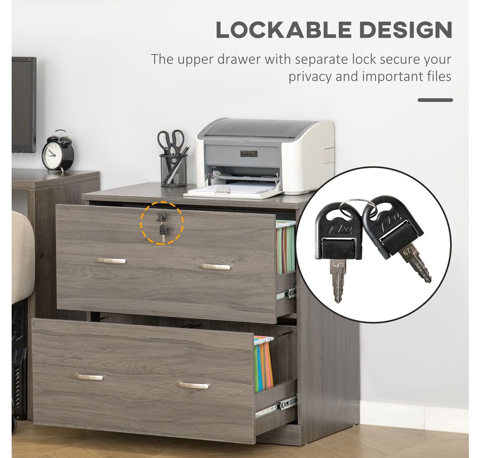Image 997317_ALTMORE5.jpg, Product 997-317 / Price $144.99 - $164.99, Vinsetto Filing Cabinet with 2 Drawers File Cabinet with Lock from Vinsetto on TSC.ca's Home & Garden department