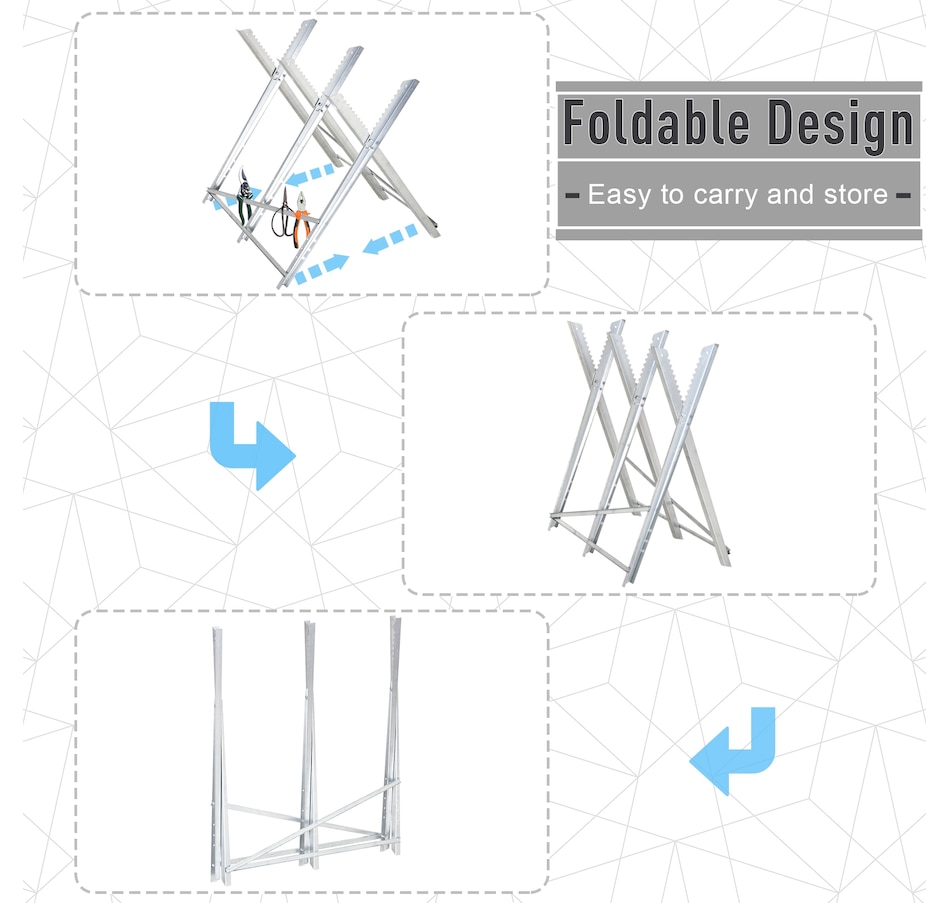 Image 997328_ALTMORE4.jpg, Product 997-328 / Price $46.99, DURHAND Portable Sawhorse Heavy Duty Cutting Stand from DURHAND on TSC.ca's Home & Garden department